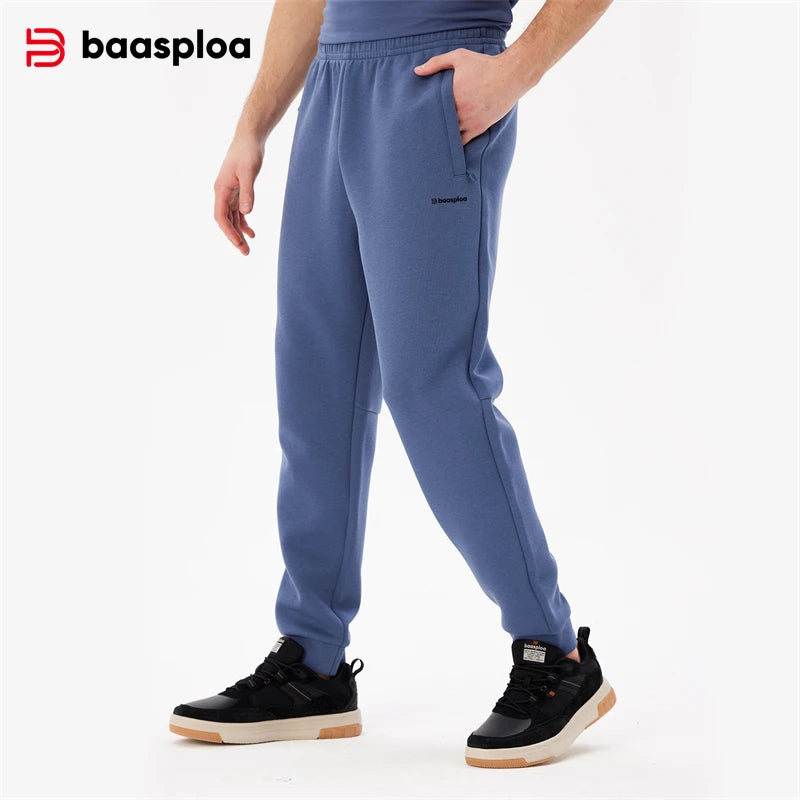 Baasploa 2024 Pantalones deportivos transpirables para hombre, pantalones casuales cómodos y suaves para entrenamiento y fitness, pantalones deportivos de algodón para hombre XXXL