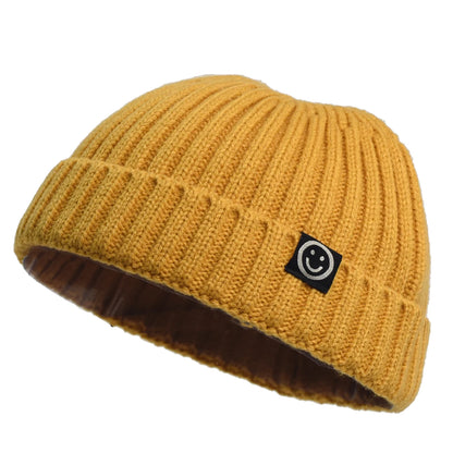 Fashion Hip Hop Beanie Knitted Hat Men Skullcap Women Winter Warm Brimless Baggy Melon Cap Cuff Docker Fisherman Beanies Hats