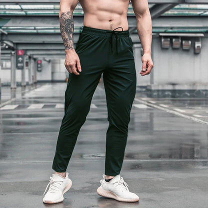 Men Sport Trousers with Pockets Running Workout Pants Quick Dry Training Jogger Sweatpants High Quality Fitness Bottoms