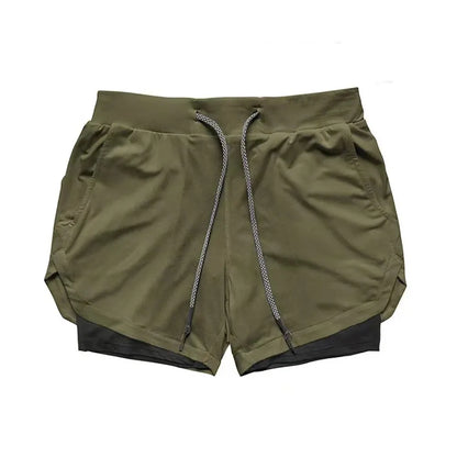 Gym Shorts Men Running Shorts with Liner Pockets Towel Loop Quick Dry Lightweight Workout Men's Athletic Sport Shorts