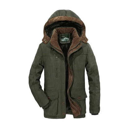 thick warm Men's Padded parkas Cotton Jacket Thick Casual Men's Parkas Winter Trend S-6XL plus size outdoor winter jackets men