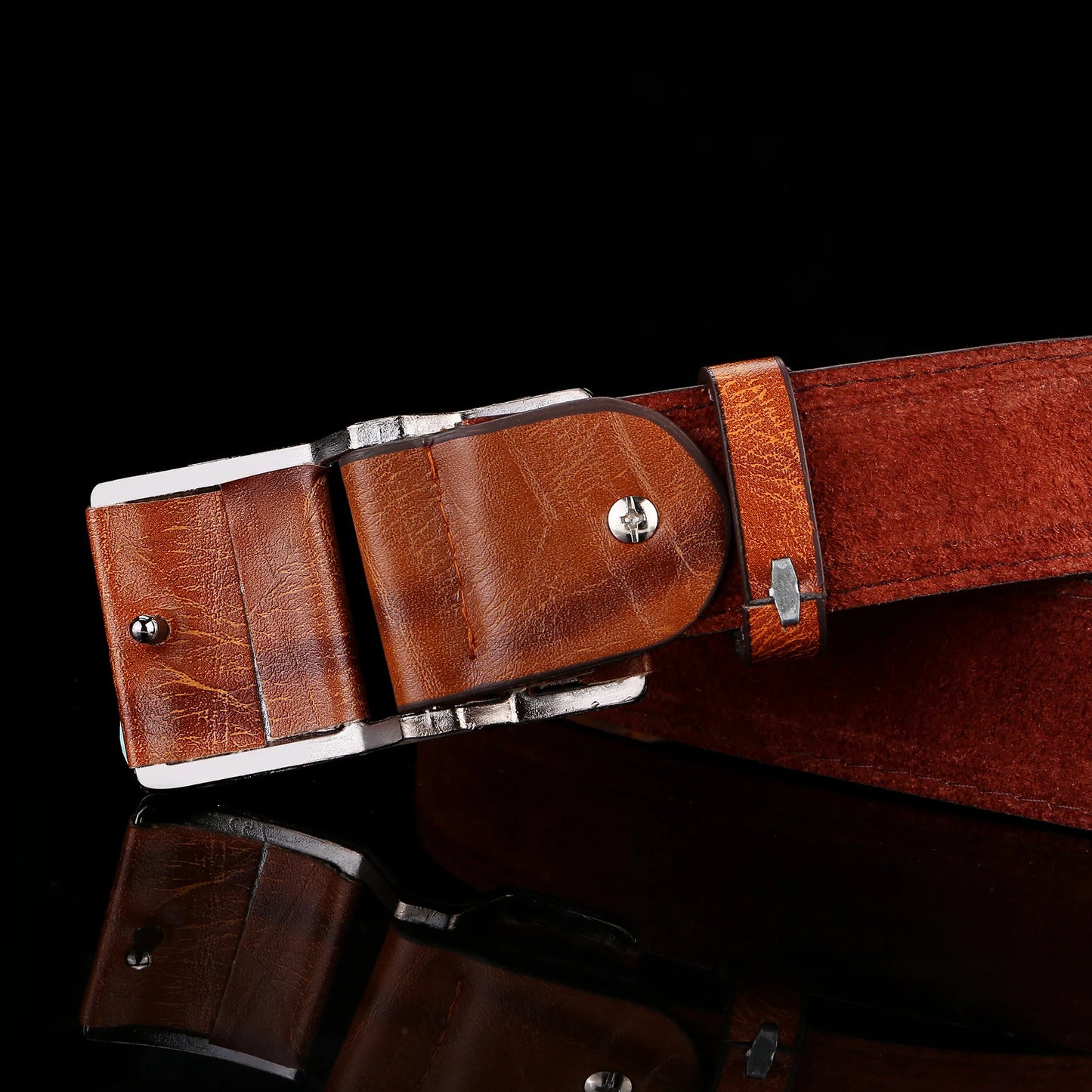 2023 New Men's Belt Korean Fashion Smooth Buckle Business Casual Belt Fashion Young Men's Trouser Designer Luxury Brand Belts