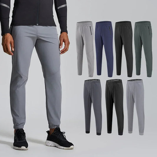 Men's Sweat Pants for Exercise Trousers Lycra Fitness Running Basketball Clothes Dry Fit Pans Gym Man Workout Sweatpants Dry Fit