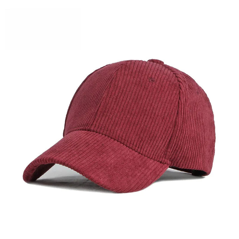 Fashion Suede Baseball Caps For Men Women Autumn Winter Solid Retro Snapback Hip Hop Hat Unisex Street Adjustable Sun Visor Caps