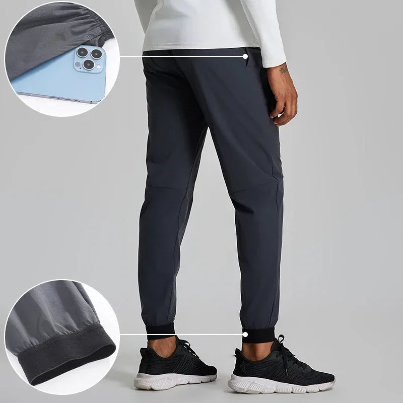 Men's Sweat Pants for Exercise Trousers Lycra Fitness Running Basketball Clothes Dry Fit Pans Gym Man Workout Sweatpants Dry Fit