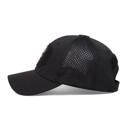 Gorra de béisbol unisex con bordado de calavera y etiqueta transpirable, ajustable, informal, para primavera y otoño, para exteriores, con protección solar