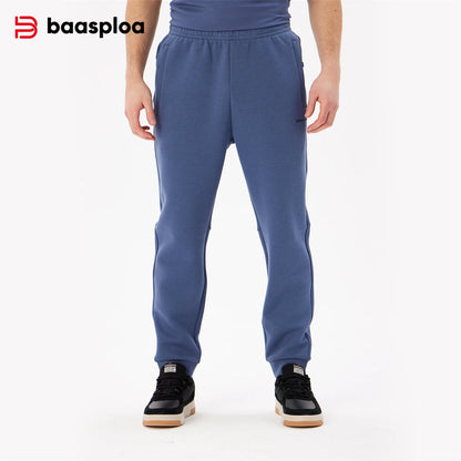 Baasploa 2024 Pantalones deportivos transpirables para hombre, pantalones casuales cómodos y suaves para entrenamiento y fitness, pantalones deportivos de algodón para hombre XXXL