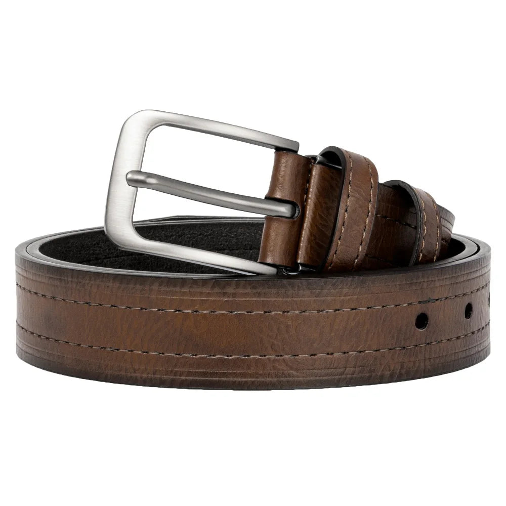 Men's Leather Fashion Classic Belt Metal Pin Buckle Casual Cowhide Men's Vintage Jean's Belts Gifts Belt for Women