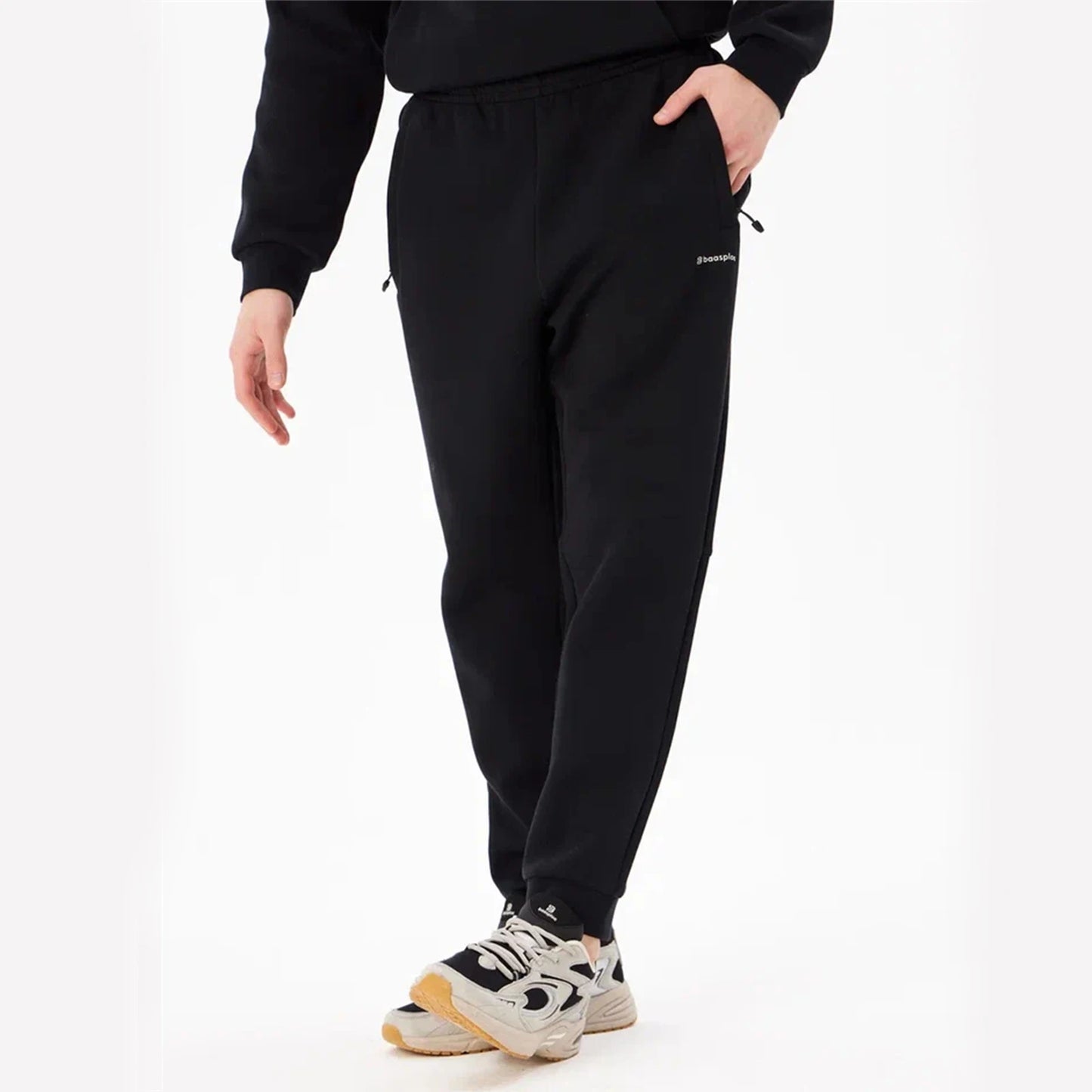 2024 Baasploa Men Breathable Sweatpants Casual Comfortable Soft Training Fitness Pants Man Cotton Sports Trousers XXXL