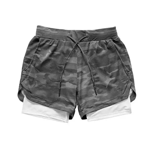 Gym Shorts Men Running Shorts with Liner Pockets Towel Loop Quick Dry Lightweight Workout Men's Athletic Sport Shorts