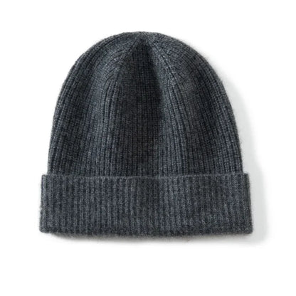 Gorro de punto de cachemira 100 % nuevo de alta calidad para mujeres y hombres, gorro informal, gorro de invierno suave y cálido, gorro de cachemira unisex