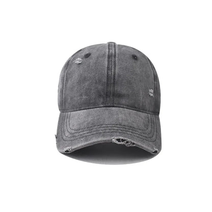 Distressed Baseball Cap Dad Hats for Men Women Vintage Washed Cotton Trucker Hat Adjustable Low Profile Unisex Style Headwear