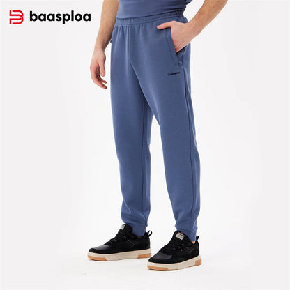 2024 Baasploa Men Breathable Sweatpants Casual Comfortable Soft Training Fitness Pants Man Cotton Sports Trousers XXXL