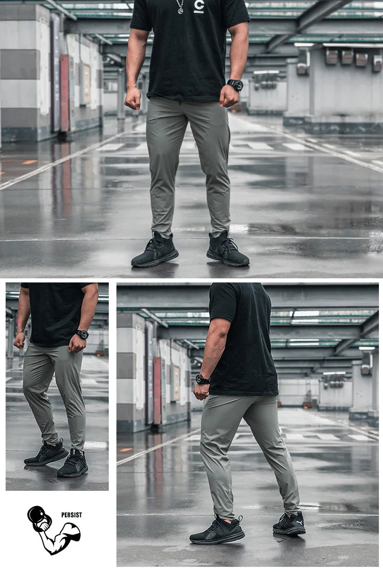 Pantalones deportivos para hombre con bolsillos, pantalones de entrenamiento para correr, pantalones deportivos de secado rápido, pantalones deportivos de alta calidad