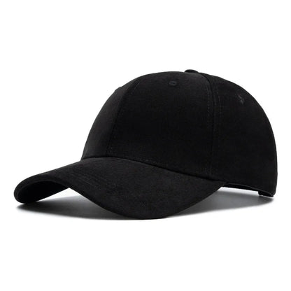 Gorras de béisbol de gamuza de moda para hombres y mujeres, gorras de béisbol de estilo retro con visera ajustable, estilo hip hop, unisex, para otoño e invierno