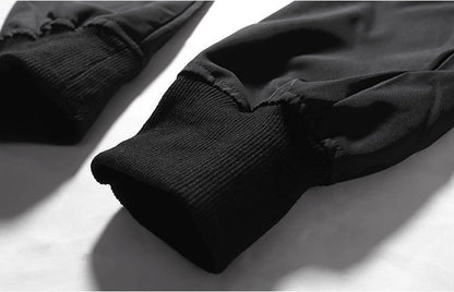 Pantalones deportivos de moda para hombre, pantalones cargo de algodón informales con múltiples bolsillos, pantalones deportivos para gimnasio, pantalones largos para hombre