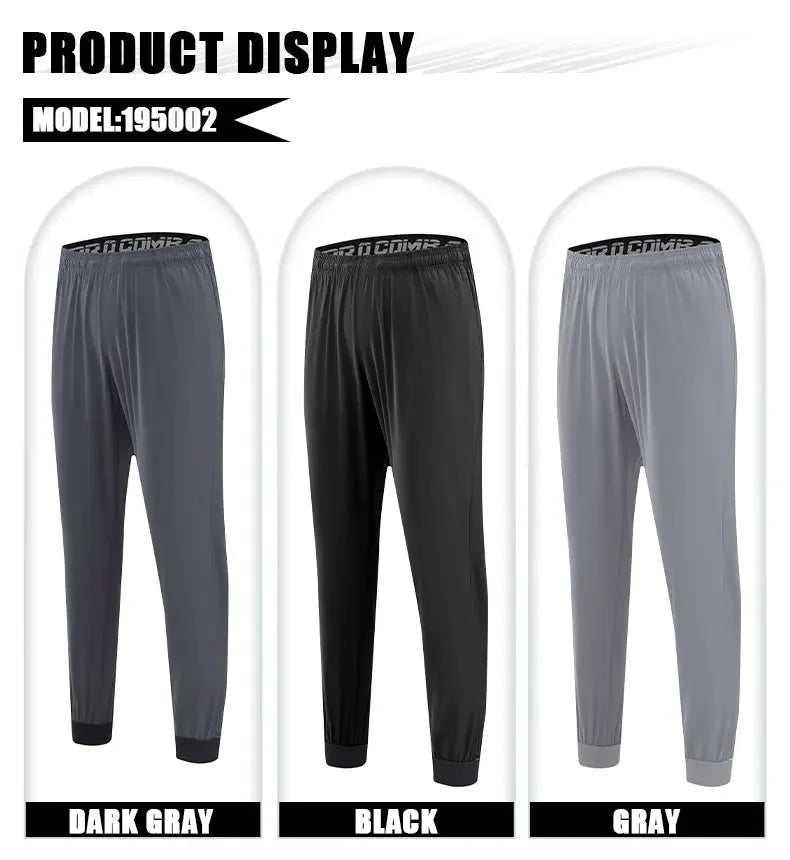 Men's Sweat Pants for Exercise Trousers Lycra Fitness Running Basketball Clothes Dry Fit Pans Gym Man Workout Sweatpants Dry Fit