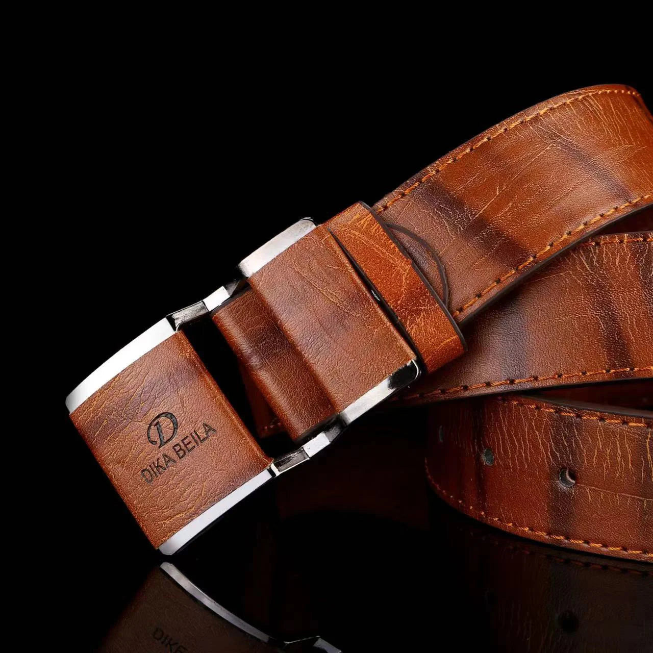 2023 New Men's Belt Korean Fashion Smooth Buckle Business Casual Belt Fashion Young Men's Trouser Designer Luxury Brand Belts