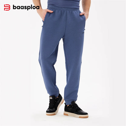 Baasploa 2024 Pantalones deportivos transpirables para hombre, pantalones casuales cómodos y suaves para entrenamiento y fitness, pantalones deportivos de algodón para hombre XXXL