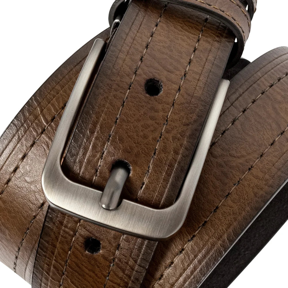 Men's Leather Fashion Classic Belt Metal Pin Buckle Casual Cowhide Men's Vintage Jean's Belts Gifts Belt for Women