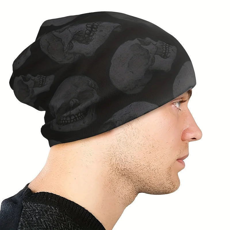 Gorras de calaveras, gorras de moda para hombres y mujeres, gorros de lana, gorras de esquí, gorros de algodón