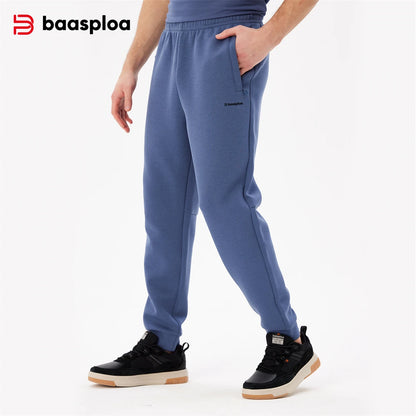 Baasploa 2024 Pantalones deportivos transpirables para hombre, pantalones casuales cómodos y suaves para entrenamiento y fitness, pantalones deportivos de algodón para hombre XXXL