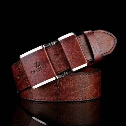 2023 New Men's Belt Korean Fashion Smooth Buckle Business Casual Belt Fashion Young Men's Trouser Designer Luxury Brand Belts