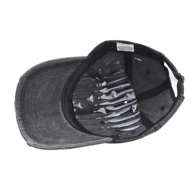 Gorra de béisbol desgastada, gorra de papá para hombres y mujeres, gorra de camionero de algodón lavado vintage, ajustable, de perfil bajo, estilo unisex